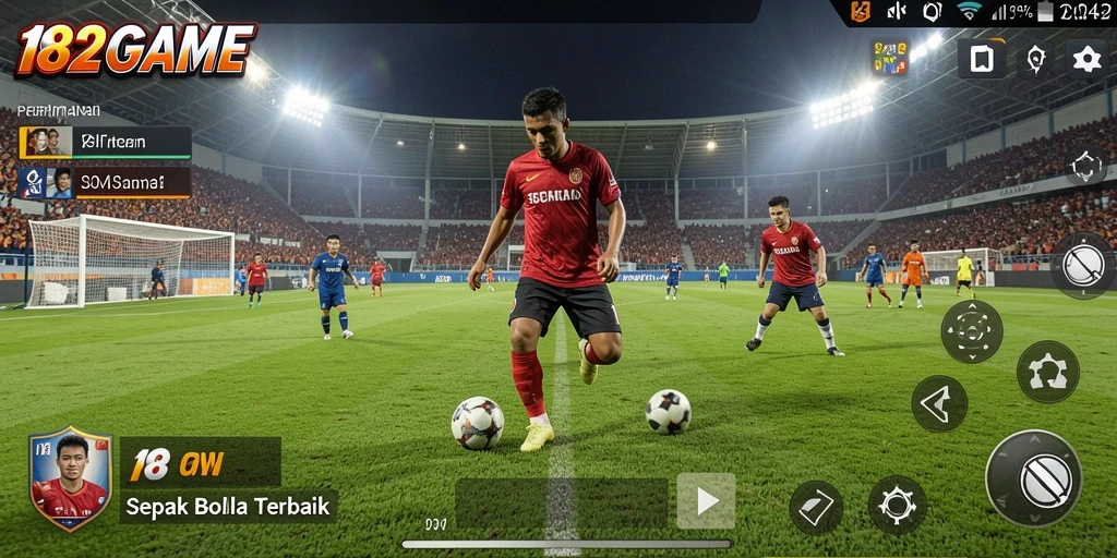 Tampilan gameplay intens dan mendebarkan dari 182GAME.