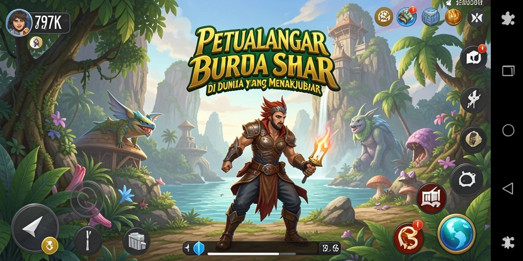 Tangkapan layar dari gameplay seru 797K yang penuh petualangan.