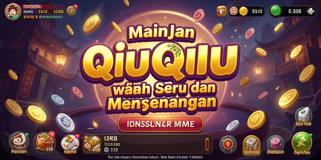 Gameplay seru QiuQiu di IDNSERU dengan tampilan menarik.