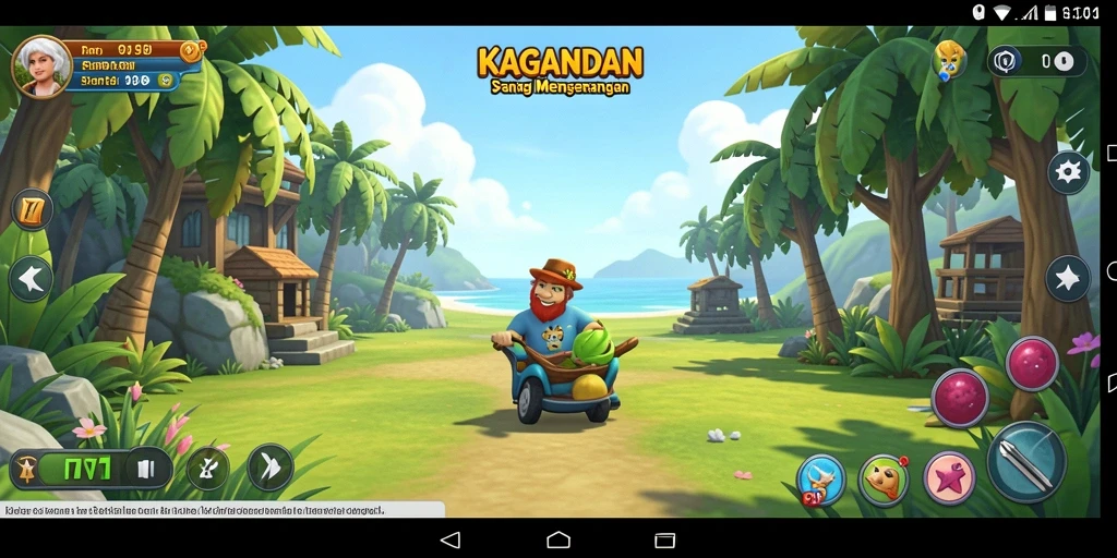 Tampilan gameplay KAGANDAN yang penuh warna dan menyenangkan.