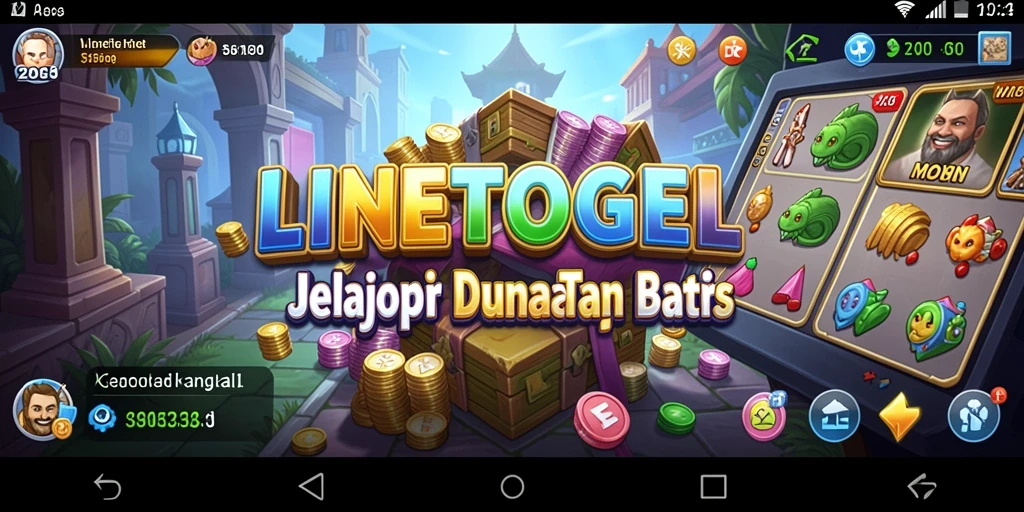 Tampilan gameplay LINETOGEL yang menakjubkan dengan eksplorasi Open World.