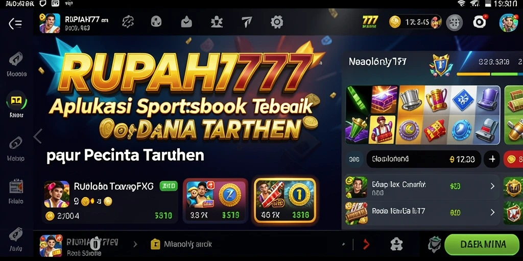 Tampilan antarmuka RUPIAH777 saat melakukan taruhan olahraga.